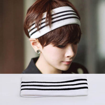 Kebugaran rajutan wol hip-hop hip-hop surat headset karet rambut yoga karet rambut Kebugaran rajutan wol hip-hop hip-hop surat headset karet rambut yoga karet rambut