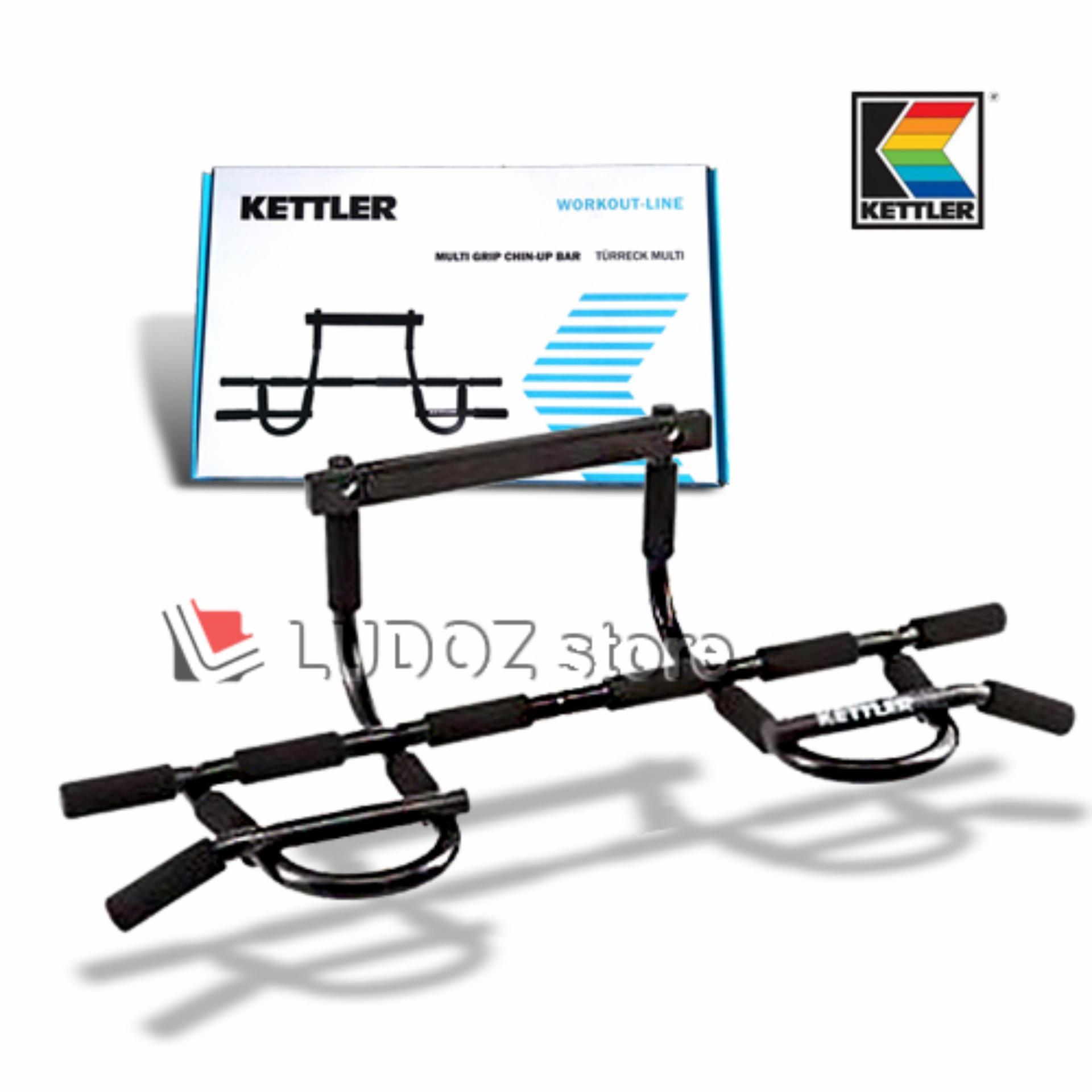 KETTLER Multi Grip Chin Pull Up Bar Kettler, door Chinning Pullup Iron Gym Fitness