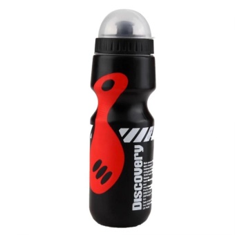 Gambar Klik Botol Minum Olahraga Sepeda Discovery 750ml   hitam