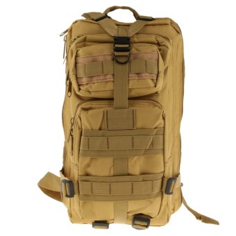 Gambar Kolam Taktis Militer Berkemah Mendaki Tas Ransel Trekking 30 LiterKhaki Bolehdeals