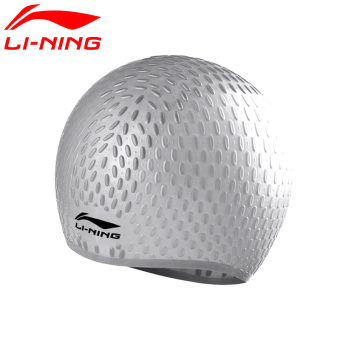 LINING silikon nyaman topi renang topi renang dengan rambut panjang telinga orang dewasa LINING silikon nyaman topi renang topi renang dengan rambut panjang telinga orang dewasa