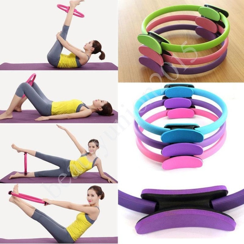 LLS 3 Pcs Magic Cincin Pilates Fitness Weight Latihan Yoga Lingkaran Fullbody Trainer Alat-Internasional