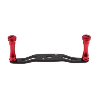 MagiDeal Fishing Reel Handle Knob Baitcasting Reel Handle Replacement 95mm Wine Red - intl