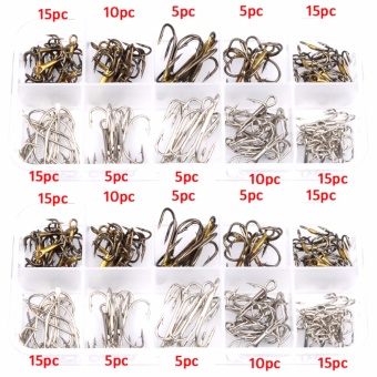 MermaidKnight New 100Pcs/Box Fishing Tackle Mixed Size 2/4/6/8/10Fishing Hook High Qulity Brown Color Jig Big Hook Treble Hooks -intl Pebruari 2019 - 2 MermaidKnight New 100Pcs/Box fishing tackle Mixed Size 2/4/6/8/10Fishing Hook High Qulity Brown Color Jig Big Hook Treble Hooks -intl - 2