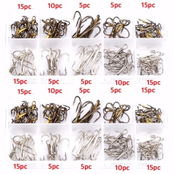 MermaidKnight New 100Pcs/Box Fishing Tackle Mixed Size 2/4/6/8/10Fishing Hook High Qulity Brown Color Jig Big Hook Treble Hooks -intl Pebruari 2019 - 5 MermaidKnight New 100Pcs/Box fishing tackle Mixed Size 2/4/6/8/10Fishing Hook High Qulity Brown Color Jig Big Hook Treble Hooks -intl - 5