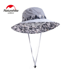 NH luar ruangan matahari musim panas bernapas kamuflase topi topi topi nelayan