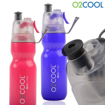 Gambar O2COOL Arctic Squeeze HMCSP06 Insulated Mist N Sip Bottle 20 oz(Blue)   intl