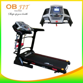 Gambar OB Fit Electric Treadmill Multifungsi w  Spring Shock Absorption   Belt Massager OB 1037 by OB Fit