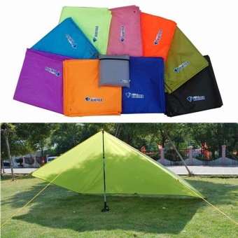 Gambar Outdoor Portable Camping Hiking Tent Sunshade Waterproof ShelterCanopy Tentage Sky Blue   intl