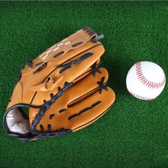 Gambar Outdoor Sports Brown Practice Left Hand Softball Equipment Baseball Glove   intl