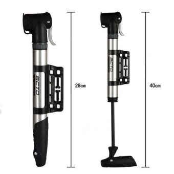 Pompa Kecil Sepeda  Mini Pump Alloy BETO Portable Mini AluminumAlloy Bike Bicycle Tyre Inflator Air Pump