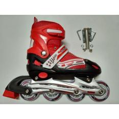READY Sepatu Roda Inline New Power Superb 2 In 2 Bajaj -Merah- MURAH