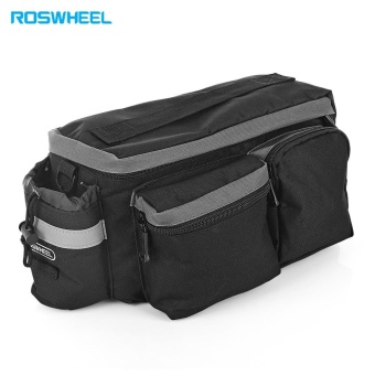 Gambar ROSWHEEL 6L Multifunctional Mountain Bike Road Bicycle Bag CyclingRear Rack Tail Seat Pannier   intl