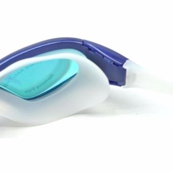 Ruihe Kacamata Renang Big Frame Anti Fog UV Protection RH9110 -Biru