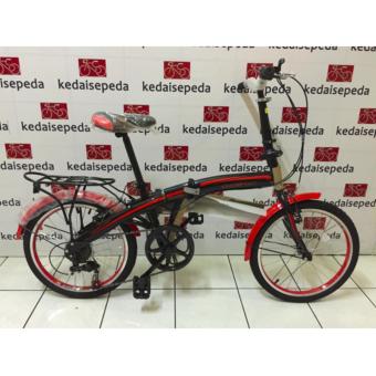 sepeda lipat evergreen 20 rem vbrake - 3 .