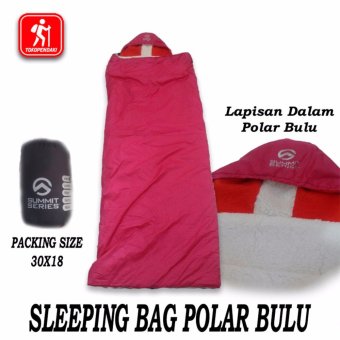 Gambar Sleeping Bag Polar Bulu Bahan Lebih Tebal Nyaman   Hangat di Camping