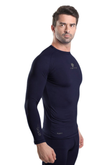 Tiento Baselayer Manset Rashguard Compression Baju Kaos KetatOlahraga Bola Renang Running Gym Fitness Yoga Long Sleeve NavySilver Original April 2018 - 2 Tiento Baselayer Manset Rashguard Compression Baju Kaos KetatOlahraga Bola Renang Running Gym Fitness Yoga Long Sleeve NavySilver Original - 2
