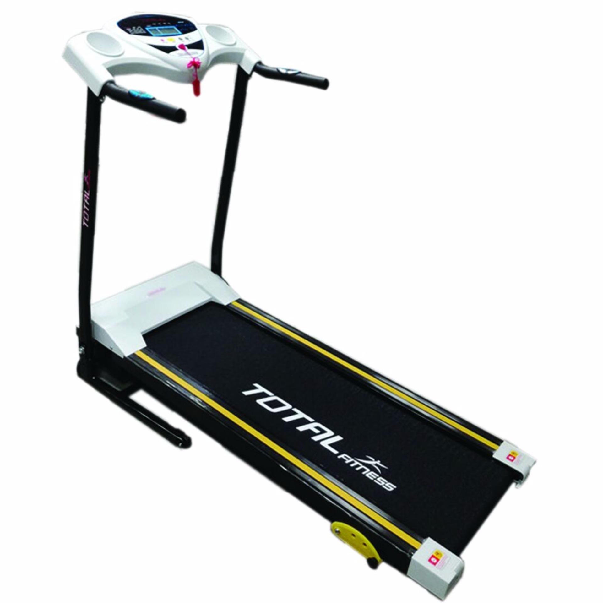 Total Fitness - Treadmill Elektrik TL-626 1 Fungsi PUTIH - Alat fitness - Alat Olahraga - Gym - Kesehatan