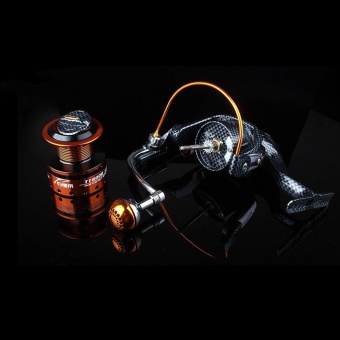 UINN DIAODELAI High Carbon Fishing Reel Super Lightweight 12+1 Fishing Reel TT2000 black & gold - intl