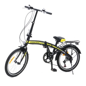 Detail Gambar Viva Cycle Twist Y3110 Hi-Ten Folding 7sp Sepeda Lipat 20' -