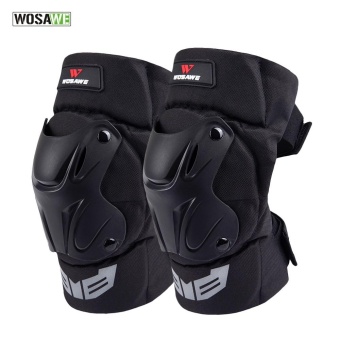 Gambar WOSAWE 1 Pair Cycling Knee Brace Bicycle MTB Bike Motorcycle Riding Knee Support Protective Pads Guards Outdoor Sports Cycling Knee Protector Gear   intl