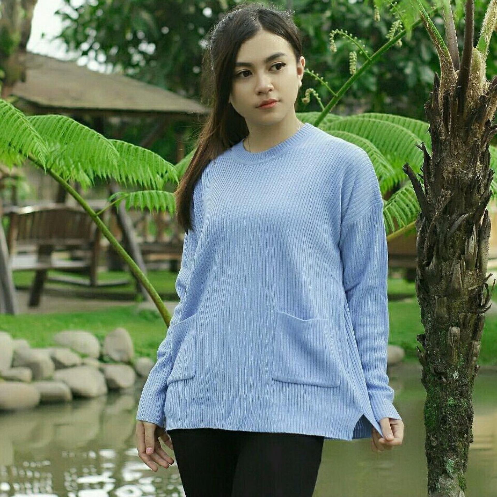 3K Pocky Sweater - Rajut Prmium - Avocado