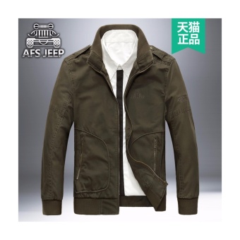 Jual AFS JEEP Men s jacket men spring casual large size jacket
cottonjacket thin section loose jacket fashion coat Army Green intl
Online Terbaik