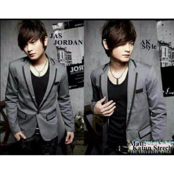 Gambar AK JAS JORDAN ATASAN PRIA JAKET BLAZER KATUN STRECTH ld102 pj 69fit