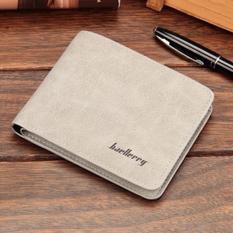 Amart Fashion Dompet Koin Pria Korea Dompet Pendek Kasual Kulit PU Warna Solid Vintage Wadah Kartu Uang Januari 2019 - 2 Amart Fashion dompet koin pria Korea dompet pendek kasual kulit PU warna Solid vintage wadah kartu uang - 2