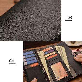 Amart Fashion Dompet Panjang Wanita Korea Tas Genggam Kulit Dompet Beritsleting Wadah Kartu Koin Untuk Hadiah Oktober 2019 - 5 Amart Fashion dompet panjang wanita Korea tas genggam kulit dompet beritsleting wadah kartu koin untuk hadiah - 5