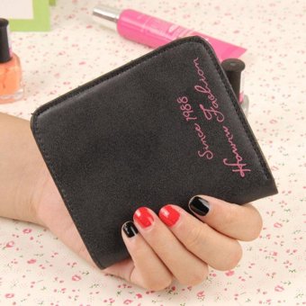 Amart Fashion Dompet Wanita Vintage Matte Pendek Kulit PU Kecil Slim Pebruari 2019 - 5 Amart Fashion dompet wanita Vintage Matte pendek kulit PU kecil Slim - 5