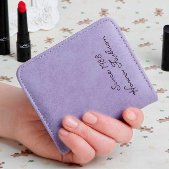 Amart Fashion Dompet Wanita Vintage Matte Pendek Kulit PU Kecil Slim Pebruari 2019 - 2 Amart Fashion dompet wanita Vintage Matte pendek kulit PU kecil Slim - 2