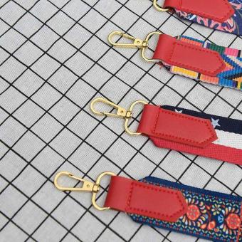 Amart Fashion Sabuk Tas Wanita Penuh Warna Katun Tali Bahu Lebar Pengait Logam Dapat Disesuaikan Untuk Tas Kurir Juni 2018 - 4 Amart Fashion sabuk tas wanita penuh warna katun tali bahu lebar pengait logam dapat disesuaikan untuk tas kurir - 4