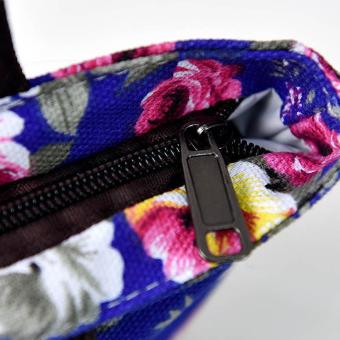 Amart Fashion Tas Kurir Bahu Wanita Sederhana Kanvas Bercetak Bunga Beritsleting Kapasitas Besar Maret 2019 - 3 Amart Fashion tas kurir bahu wanita sederhana kanvas bercetak bunga beritsleting kapasitas besar - 3