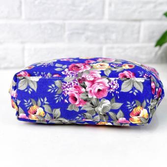 Amart Fashion Tas Kurir Bahu Wanita Sederhana Kanvas Bercetak Bunga Beritsleting Kapasitas Besar Maret 2019 - 4 Amart Fashion tas kurir bahu wanita sederhana kanvas bercetak bunga beritsleting kapasitas besar - 4