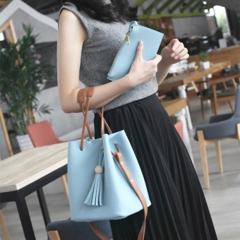 Amart Fashion Tas Kurir Wanita Dengan Dompet Tas Bahu Selempang Kulit Bermanik Liontin Rumbai Juni 2019 - 2 Amart Fashion tas kurir wanita dengan dompet tas bahu selempang kulit bermanik liontin rumbai - 2