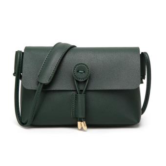 Amart Fashion tas Mini wanita kulit PU tas bahu kurir selempang
