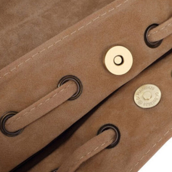 Amart Retro Berumbai Ember Serut Tas Wanita Tas Rumbai (coklat) - International Pebruari 2019 - 3 Amart Retro berumbai ember serut tas wanita tas rumbai (coklat) - International - 3