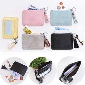 Amart Women Ultra-thin Fresh Coin Bags PU Leather Key Bag Ladies Small Wallet Zipper (Yellow) - Intl Pebruari 2019 - 4 Amart Women Ultra-thin Fresh Coin Bags PU Leather Key Bag Ladies Small Wallet Zipper (Yellow) - intl - 4