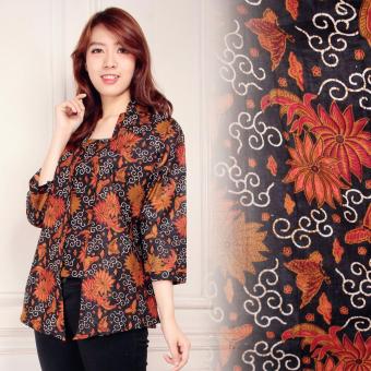 Gambar Atasan blouse kemeja abaya kebaya wanita jumbo Tata M   XL