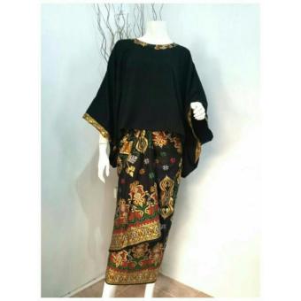 Gambar Baju Kebaya Batik Wanita Cotton   Balotely (Uk. M, L, XL )   ModeReal Photo