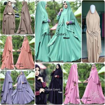 Gambar Baju muslim yulia syari lavender