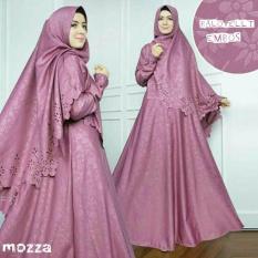 Baju muslim/pakaian wanita muslim/Gamis set Mozza syari Matt Balotelli Embos HQ size XL (15 color)