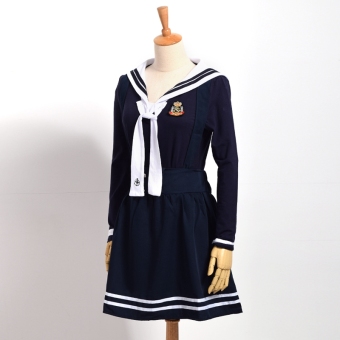 Harga Baju  pelaut anak sekolah  JK baju  gaun lengan  panjang  