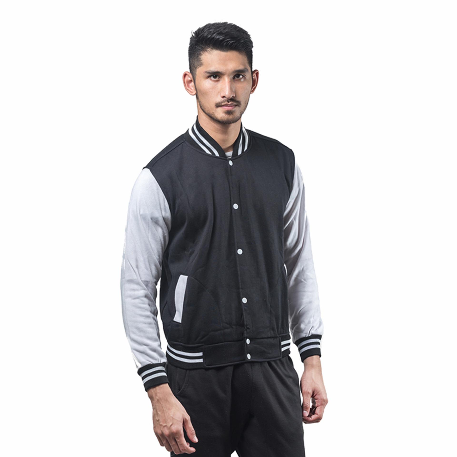 Bajukitaindonesia Jaket Hoodie Zipper Polos Putih M Xl 
