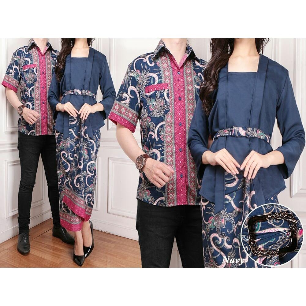 BajuReady 1037 BAJU COUPLE PASANGAN KELUARGA BATIK MODERN SARIMBIT KEMEJA HEM PRIA COWOK KOKO LENGAN PENDEK PAKAIAN MUSLIM WANITA CEWEK KEBAYA KURUBARU  KUTU BARU PANJANG ROK LILIT BUSANA PESTA KONDANGAN LEBARAN JAMAN ZAMAN NOW KEKINIAN BAHAN BALOTELI