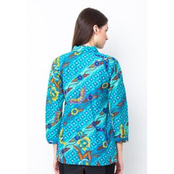 ... BATIK TRUSMI BLUS BUNGA HOKOKAI - 3 ...