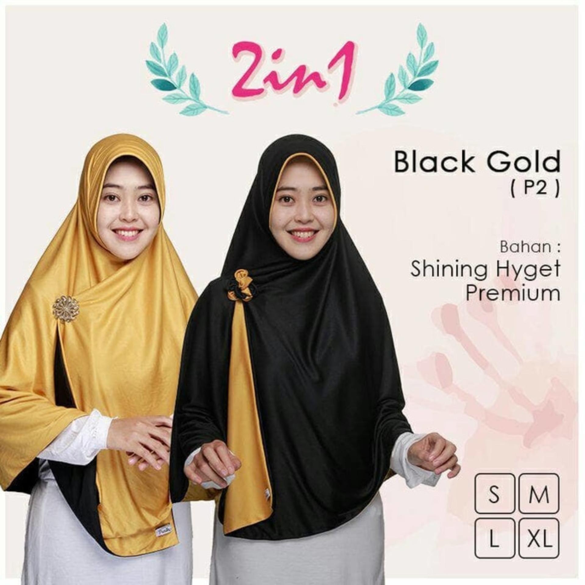 Black Gold - Jilbab Instan Pricilla Bolak Balik Black Gold - Jilbab Instan Pricilla Bolak Balik