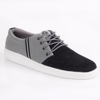 Gambar Blackkelly Sepatu Sneakers Pria   Sepatu Casual   Sepatu TrendyLAYx453 Grey Black