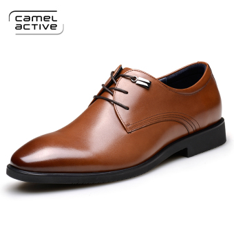 Gambar Camel Active Inggris lapisan pertama dari kulit sepatu pria sepatu pria (Coklat 1)